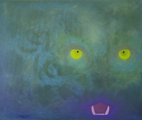 Al acecho by Gustavo de Leon, Painting for Sale on Select