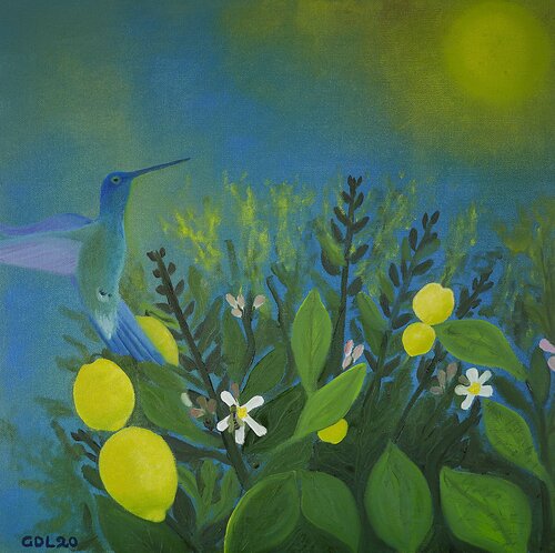 Colibri by Gustavo de Leon, Painting for Sale on Select