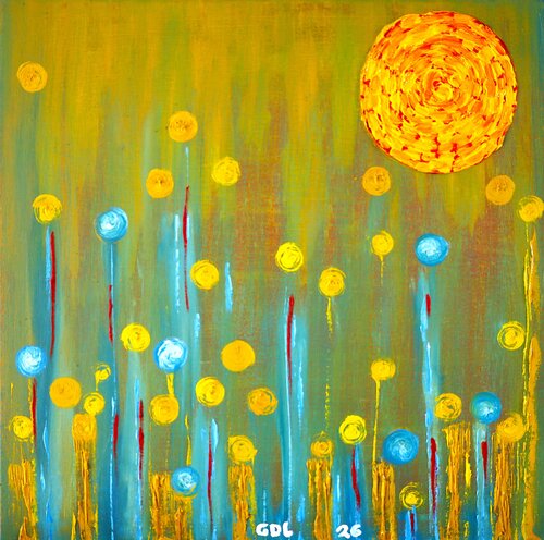 Burbujas by Gustavo de Leon, Painting for Sale on Select