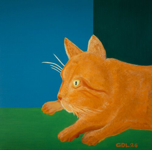Simba by Gustavo de Leon, Painting for Sale on Select