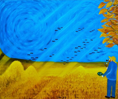 Homenaje a Vincent von Gustavo de Leon, Malerei kaufen auf Select