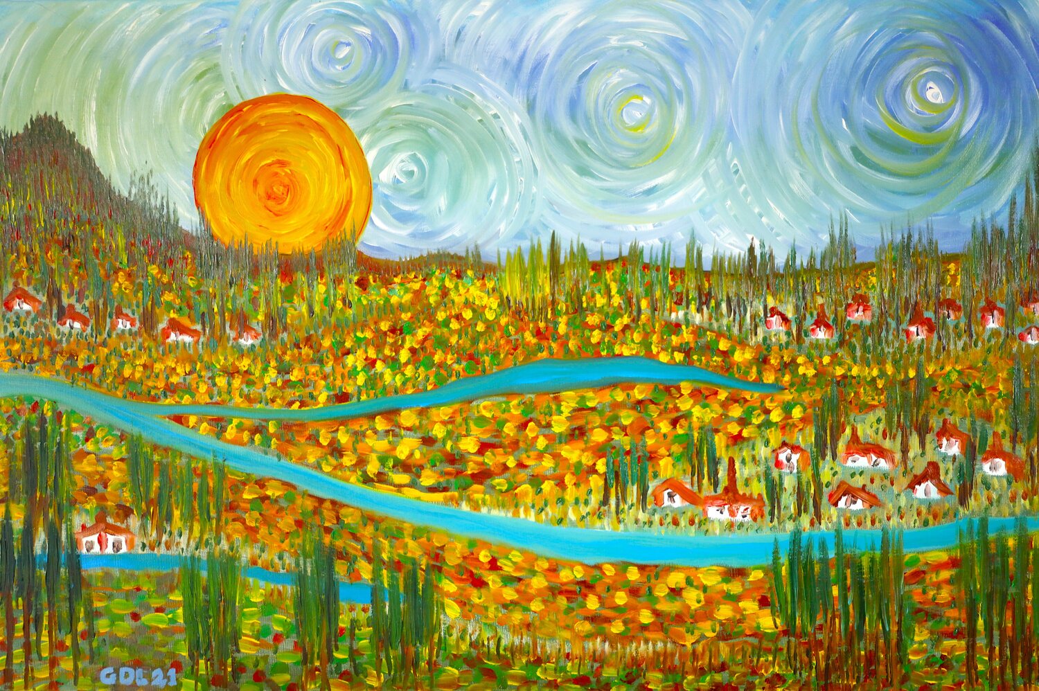 Homenaje a Vincent I Gustavo de Leon Originalgemälde zu verkaufen