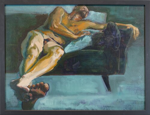 Nude Man by Zoja Golubeva, Painting for Sale on Select