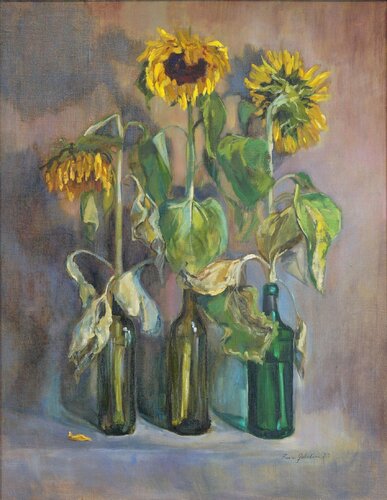 Sunflowers by Zoja Golubeva, Painting for Sale on Select