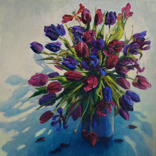 Tulips by Zoja Golubeva, Painting for Sale on Select