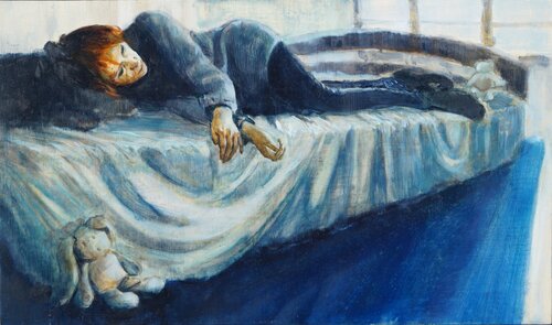 Rabbit by Zoja Golubeva, Painting for Sale on Select