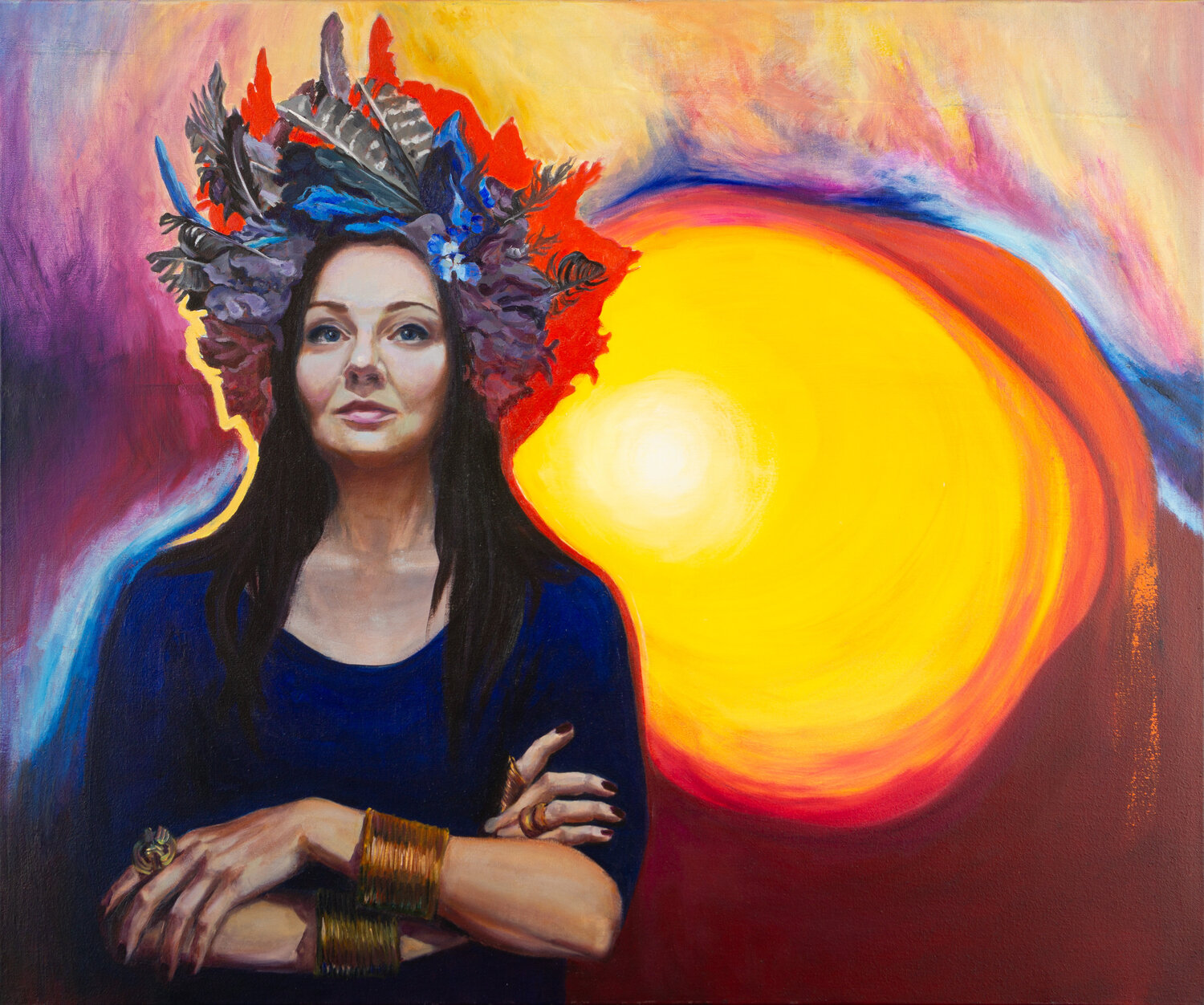 Rising Zoja Golubeva Original painting for sale
