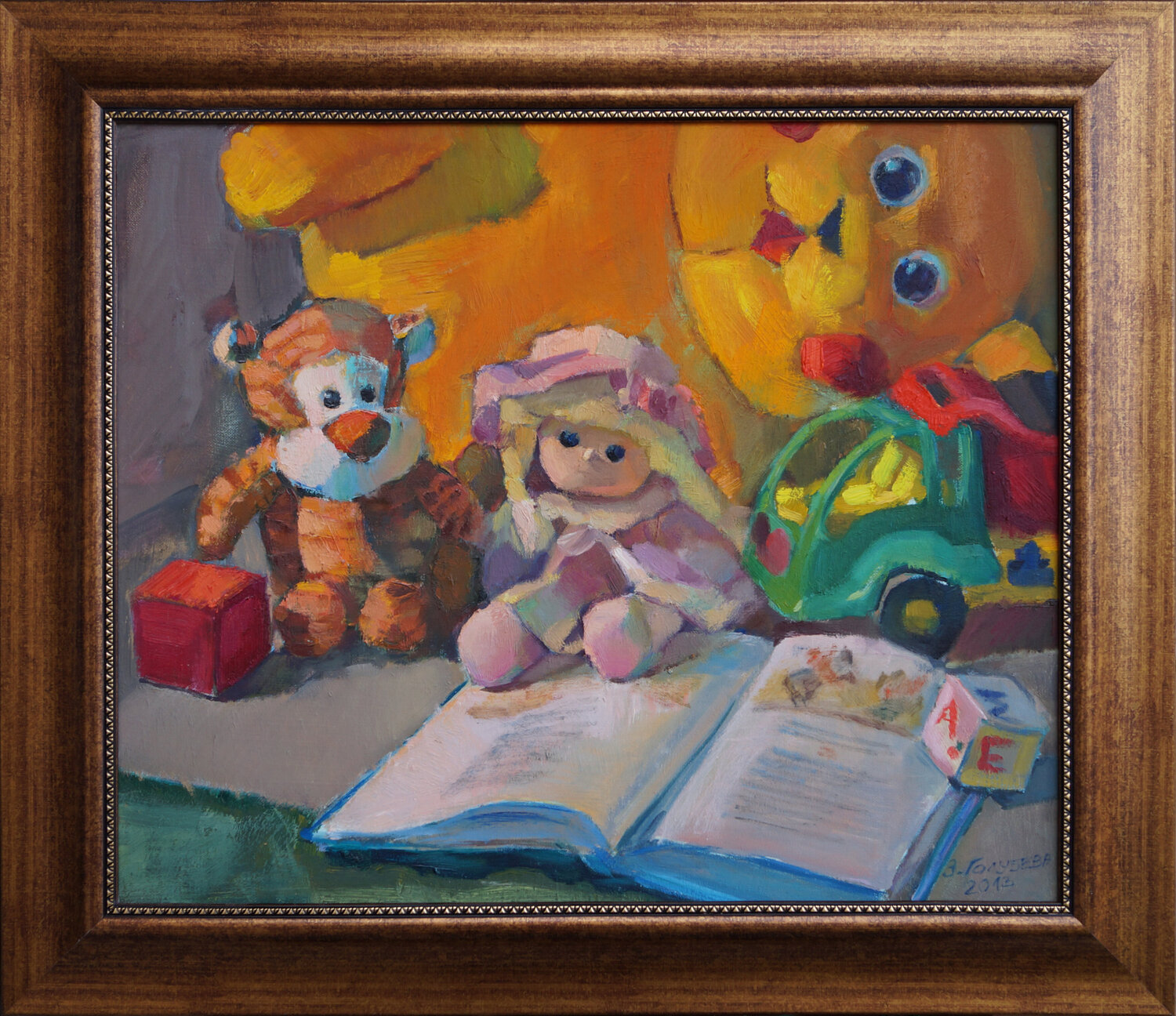 Toys Zoja Golubeva Original painting for sale
