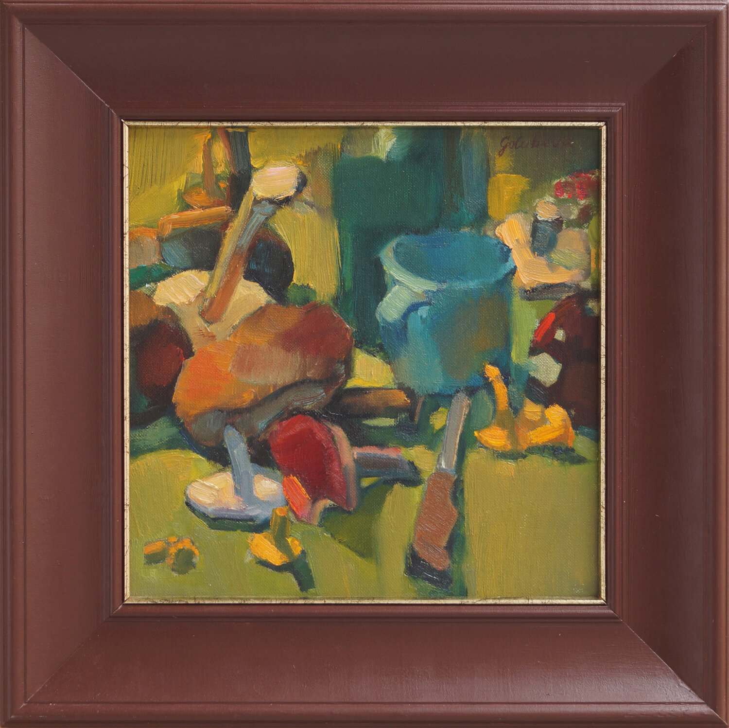Mushrooms Zoja Golubeva Original painting for sale