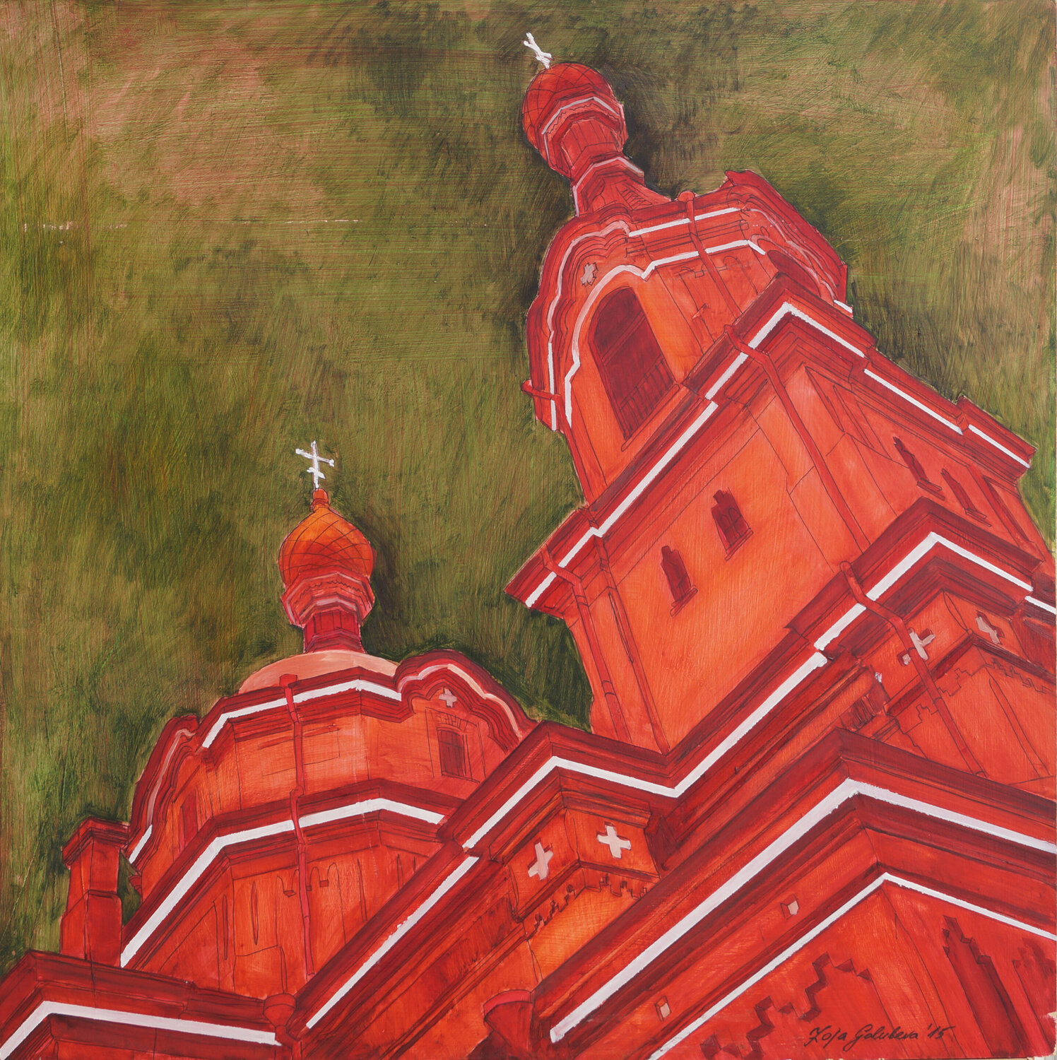 The Attitude Zoja Golubeva Original painting for sale
