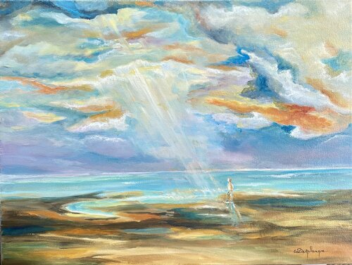 Immensité by Christine desplanque, Painting for Sale on Select