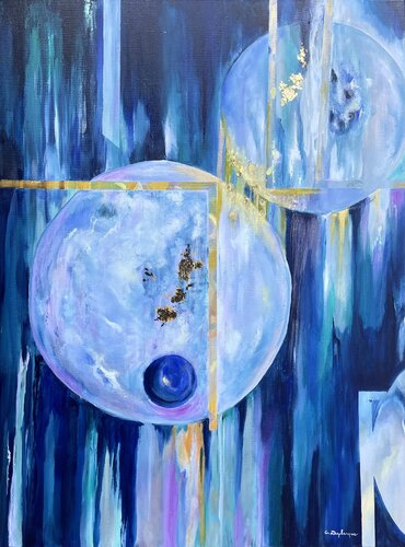 La rencontre by Christine desplanque, Painting for Sale on Select