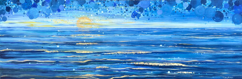 Écho d immensités by Christine desplanque, Painting for Sale on Select