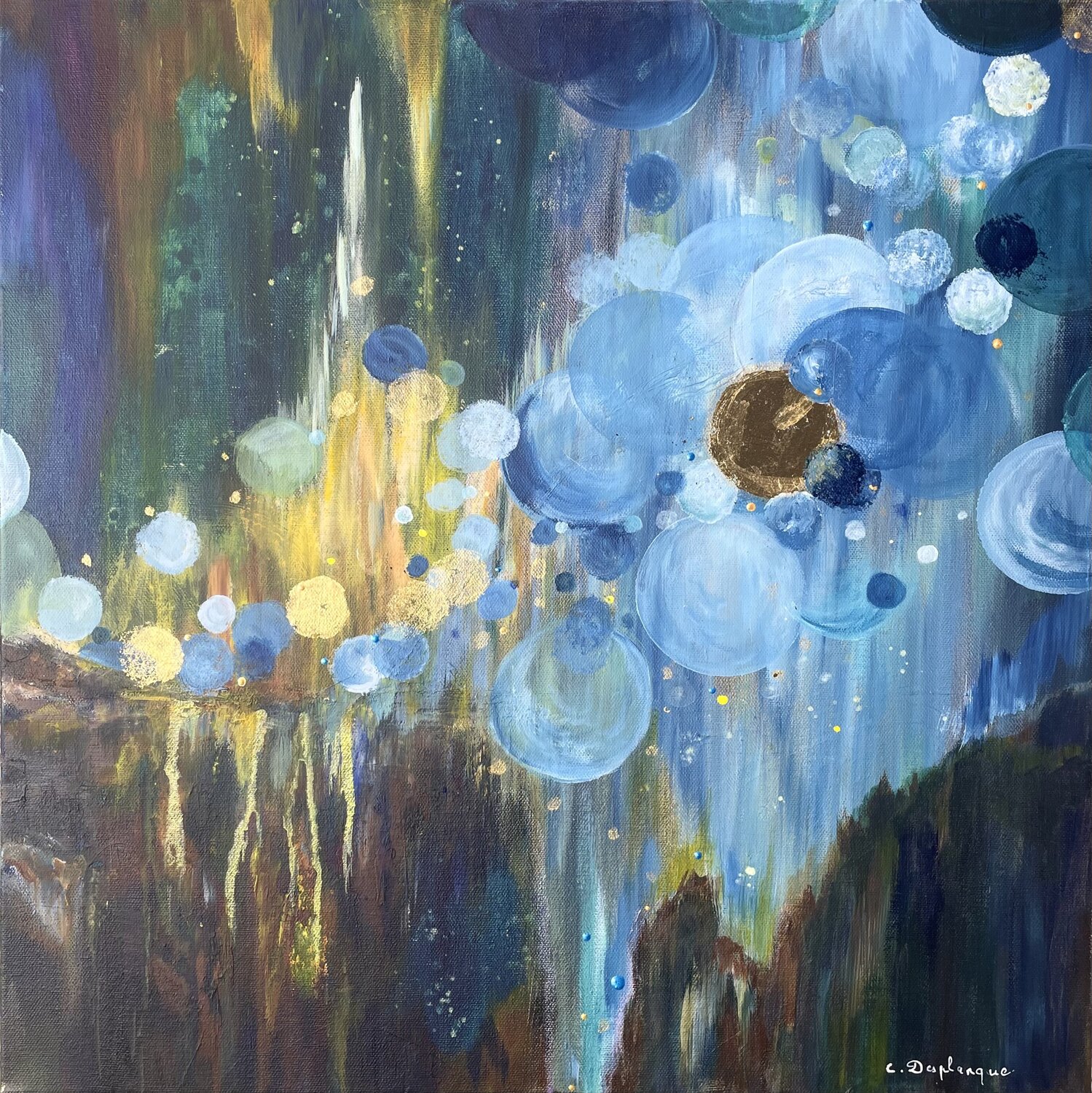 Élévation Christine desplanque Original painting for sale