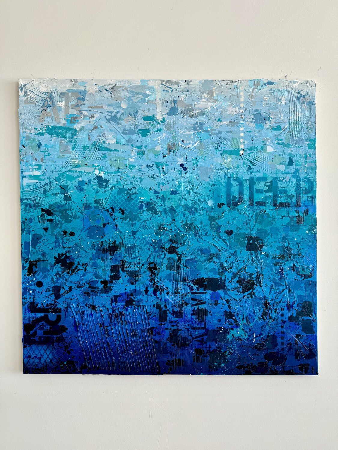 Deep blue Florian Arendt Original painting for sale
