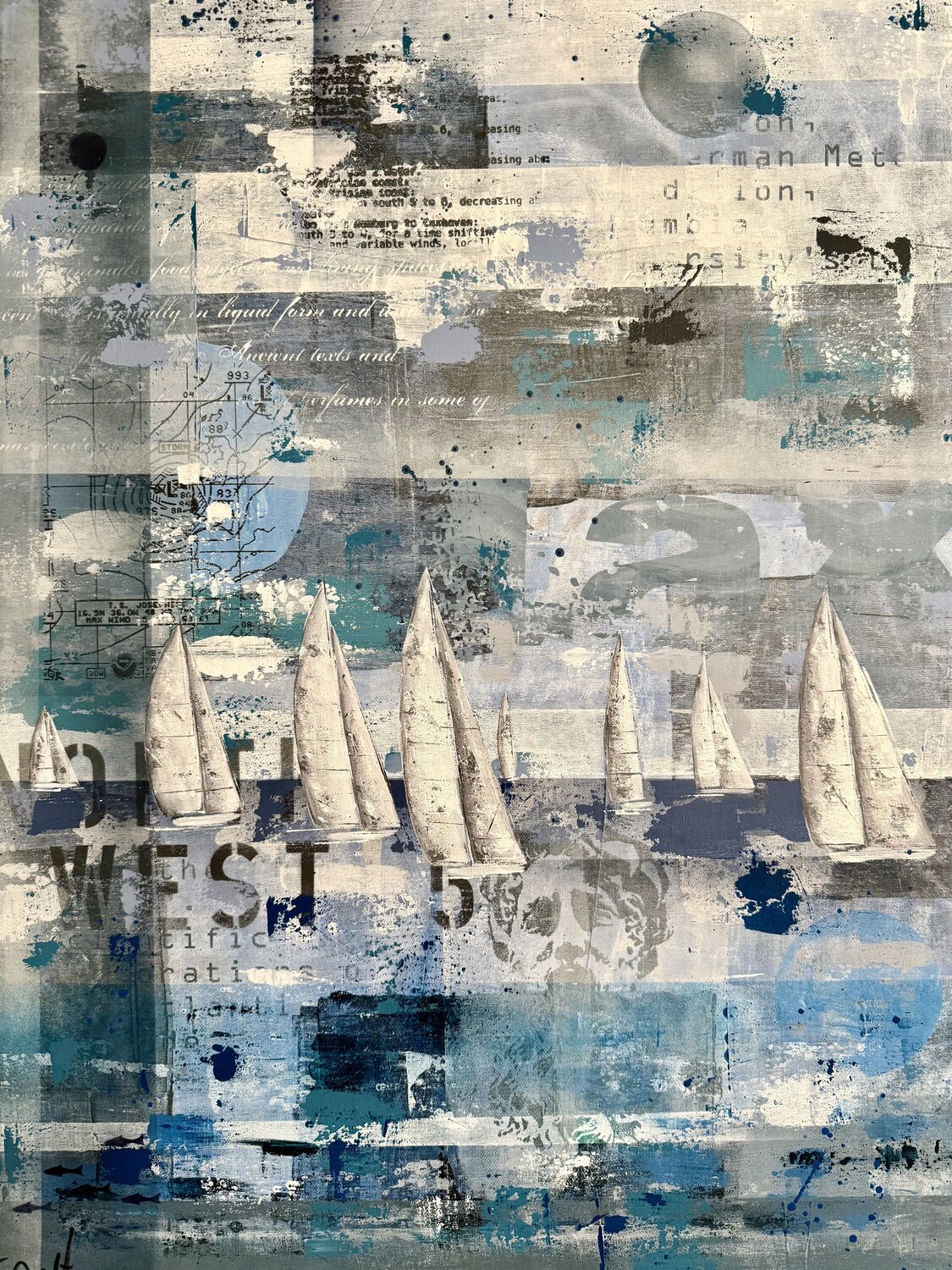 North West 5 Florian Arendt Original painting for sale