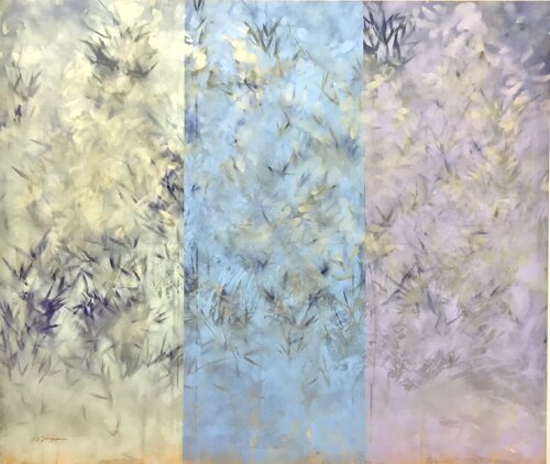 Soudain un coup de vent (Effeuillage) I by Jean-Jacques Pigeon, Painting for Sale on Select