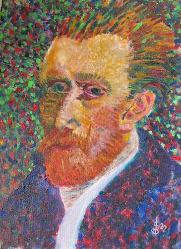 Vincent van Gogh Replik by Bernd Stephanny, Painting for Sale on Select