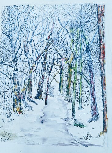 Im Wald by Bernd Stephanny, Painting for Sale on Select