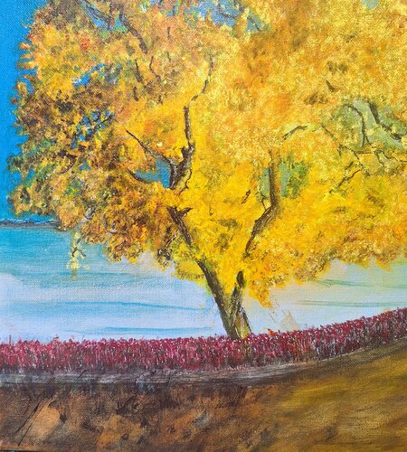 Herbst am Bodensee by Bernd Stephanny, Painting for Sale on Select