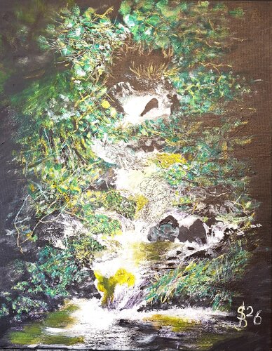 Wasserdall im Schwarzwald by Bernd Stephanny, Painting for Sale on Select
