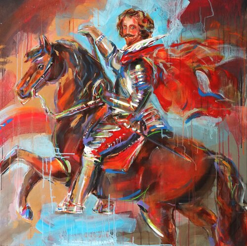 Duke of Buckingham by Antigoni Tziora, Painting for Sale on Select