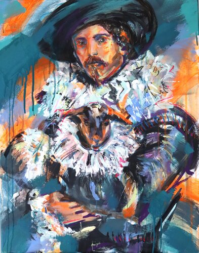 The Poet by Antigoni Tziora, Painting for Sale on Select