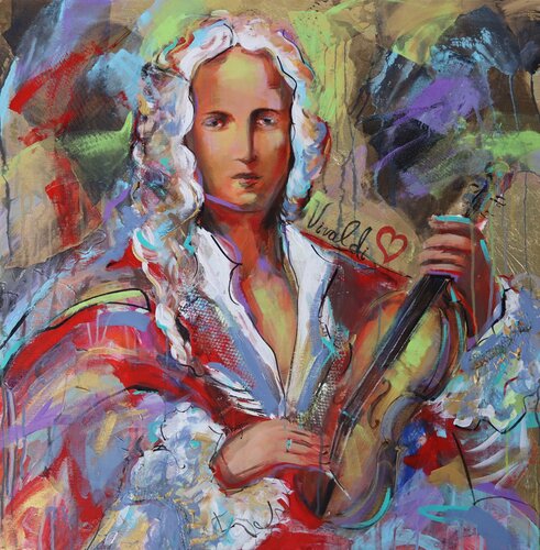 Vivaldi by Antigoni Tziora, Painting for Sale on Select