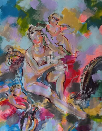 Venus Unveiled von Antigoni Tziora, Malerei kaufen auf Select