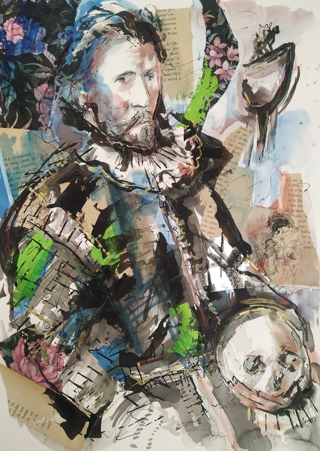 What is Death? Antigoni Tziora Drawing for sale