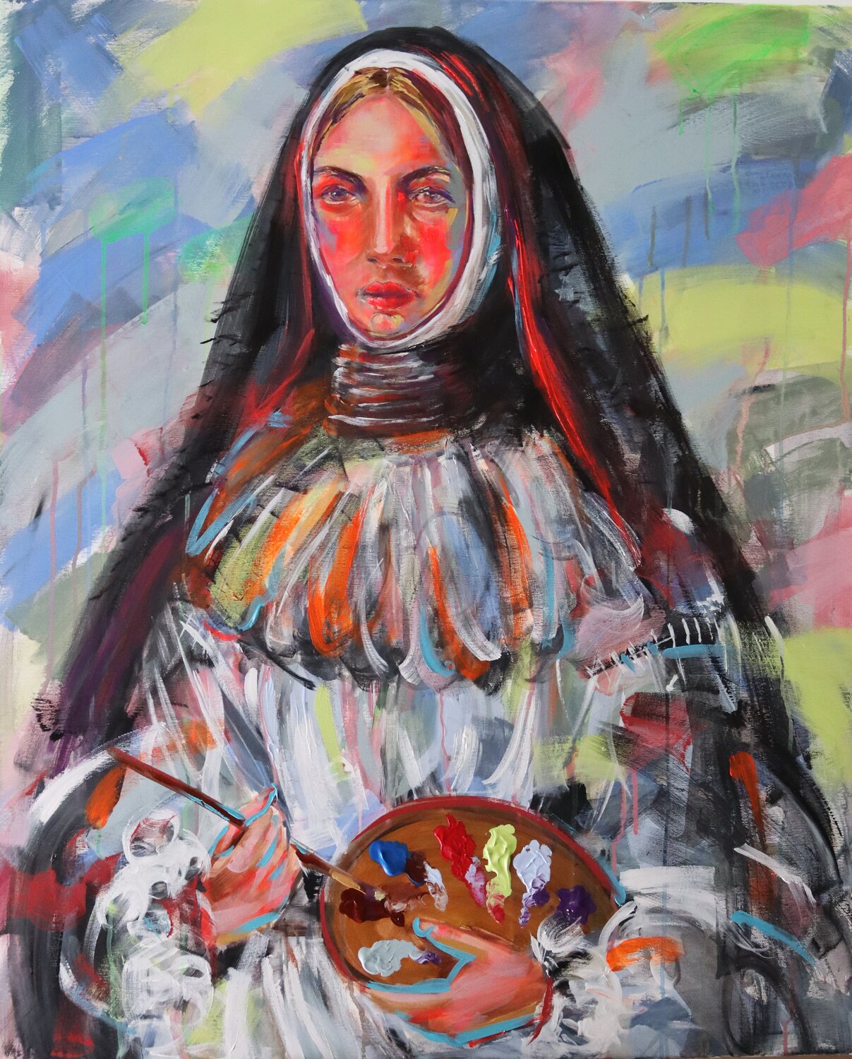 The Painter’s Vow Antigoni Tziora Original painting for sale