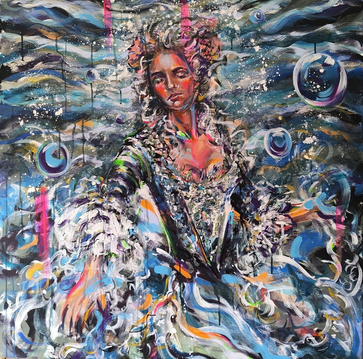 The Last Breath Before Dream Antigoni Tziora Original painting for sale