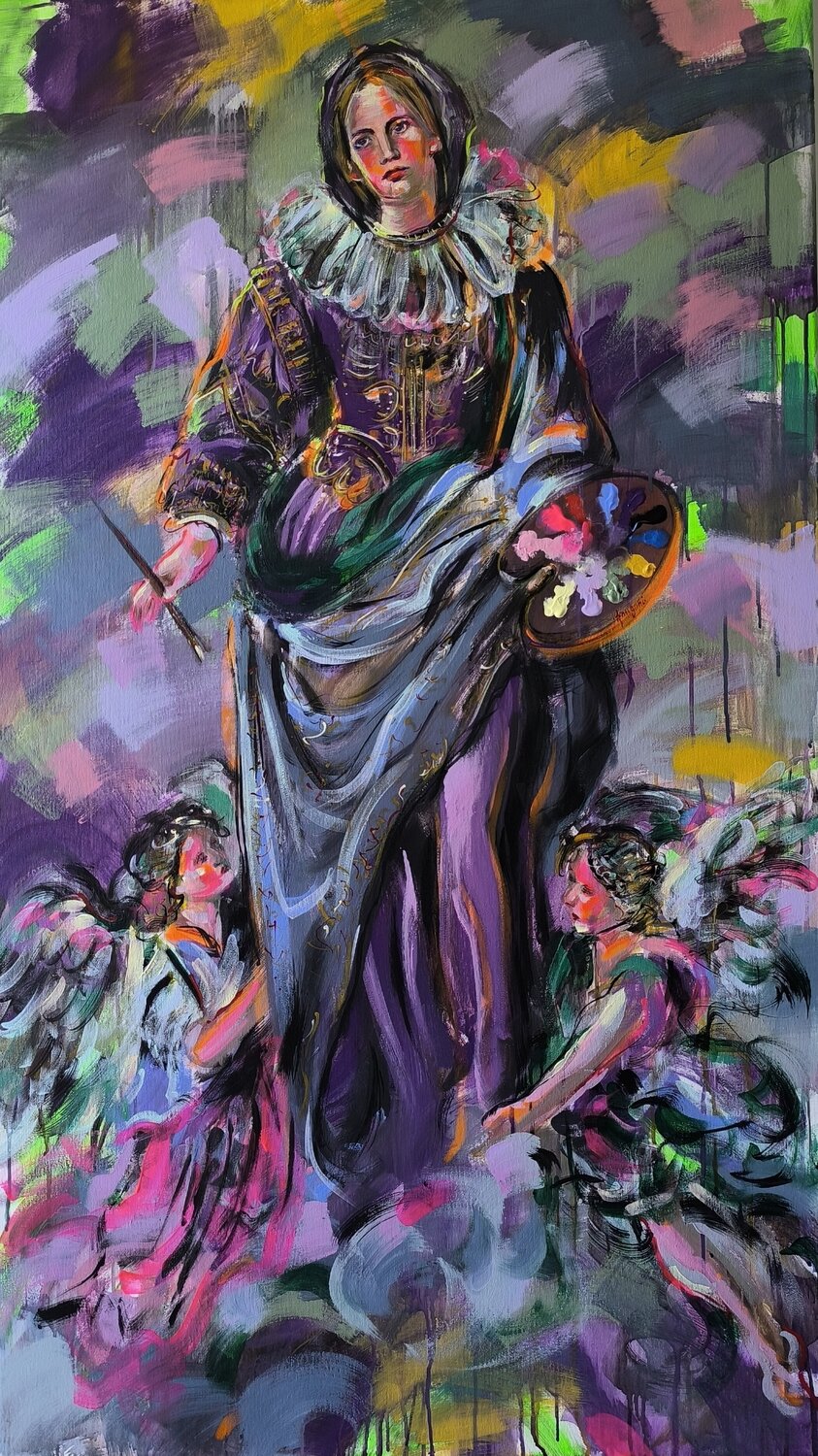 Between Dream and Pigment Antigoni Tziora Original painting for sale