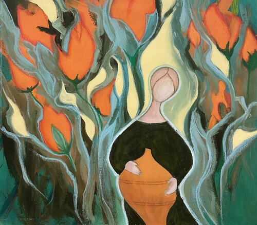 Song of the Earth. Energy. by Iryna Bondar, Painting for Sale on Select
