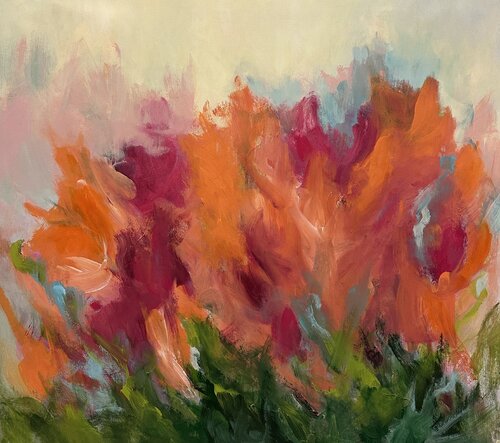 Cannas by Iryna Bondar, Painting for Sale on Select