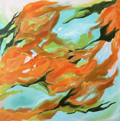 Winter cherry by Iryna Bondar, Painting for Sale on Select