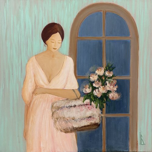 Quiet Joy by Iryna Bondar, Painting for Sale on Select