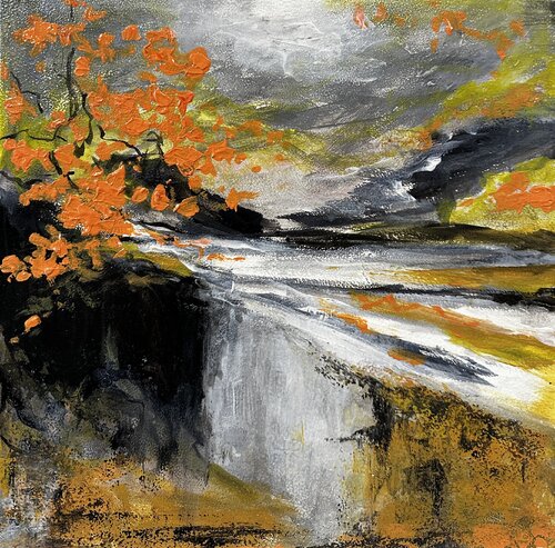 Autumn by Iryna Bondar, Painting for Sale on Select