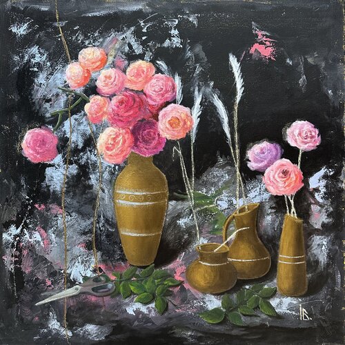 Copper Vessels by Iryna Bondar, Painting for Sale on Select