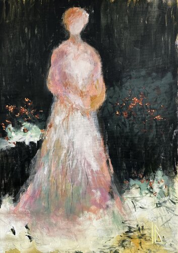 Staying at the Edge of Light by Iryna Bondar, Painting for Sale on Select