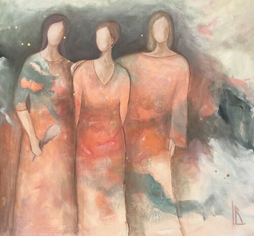Entwined Roots ІV by Iryna Bondar, Painting for Sale on Select