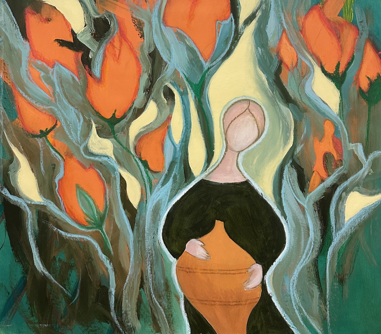 Song of the Earth. Energy. Iryna Bondar Original painting for sale
