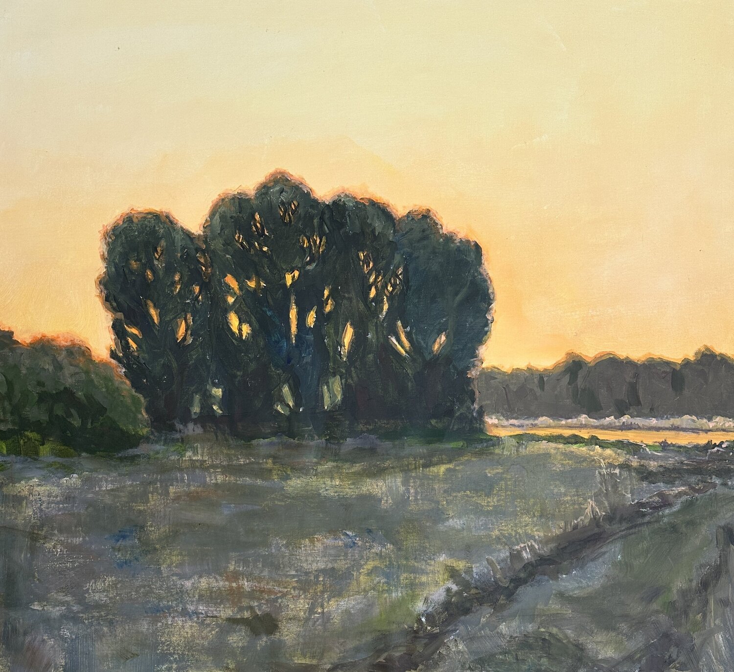 To the river Iryna Bondar Original painting for sale