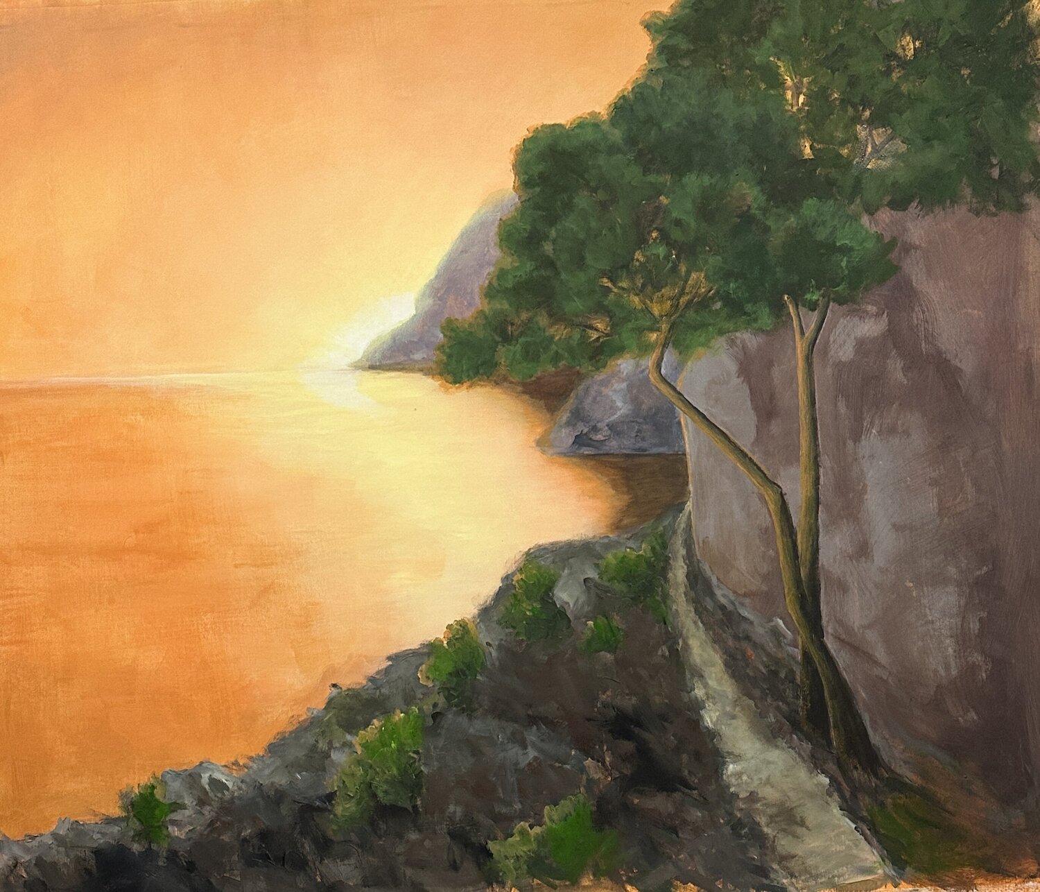 Path to the Sun Iryna Bondar Original painting for sale