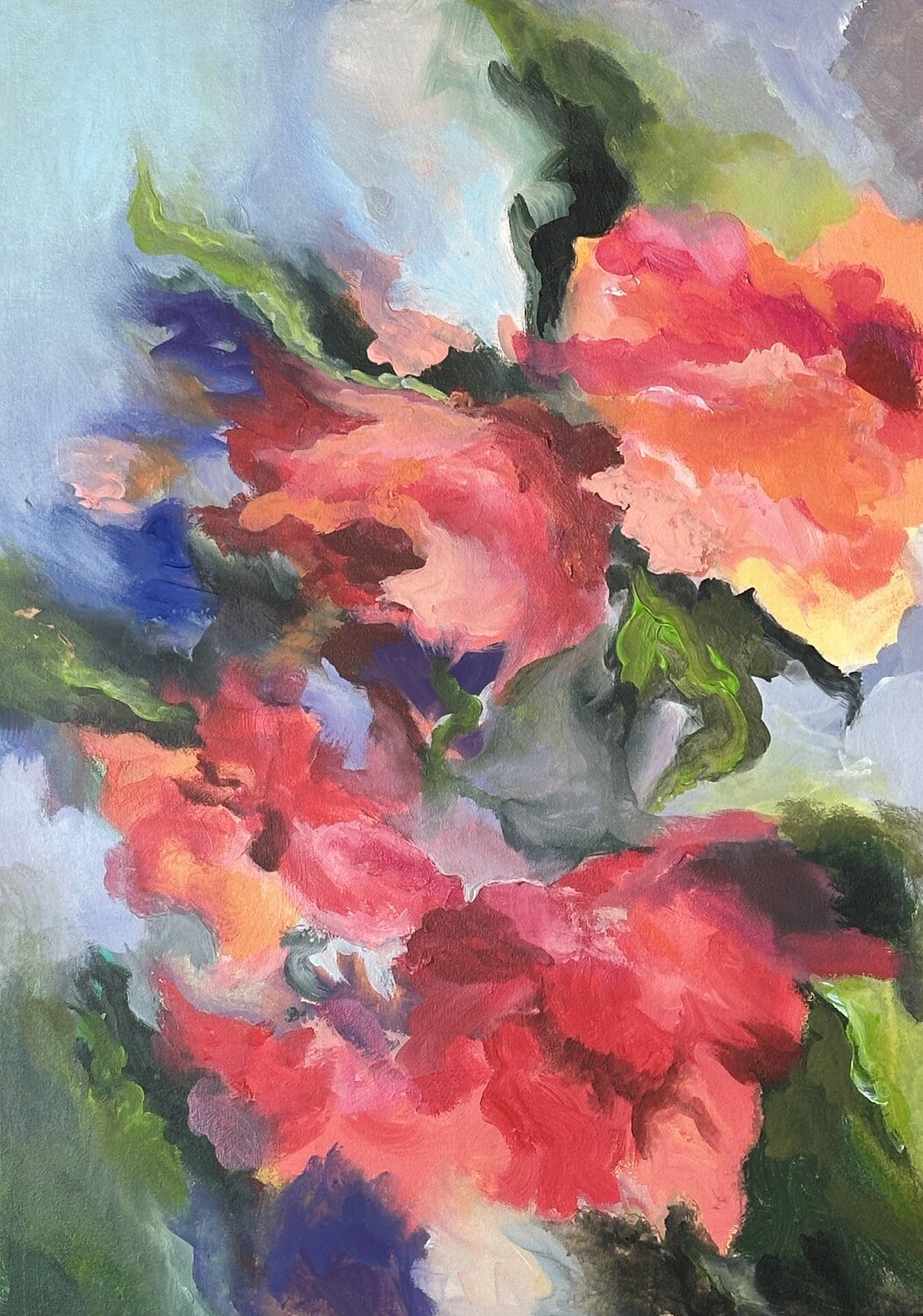 Fuchsia Iryna Bondar Original painting for sale