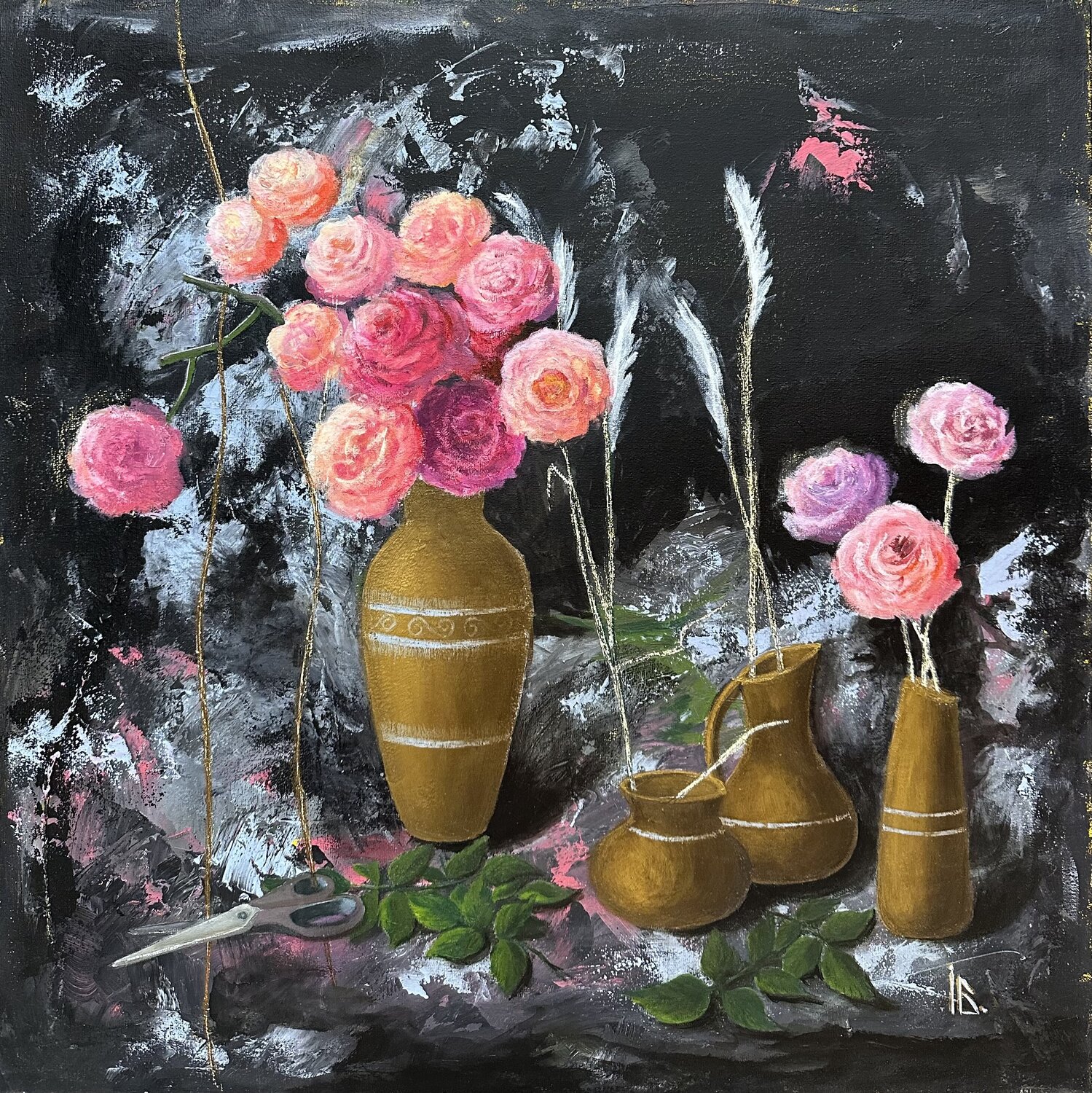 Copper Vessels Iryna Bondar Original painting for sale