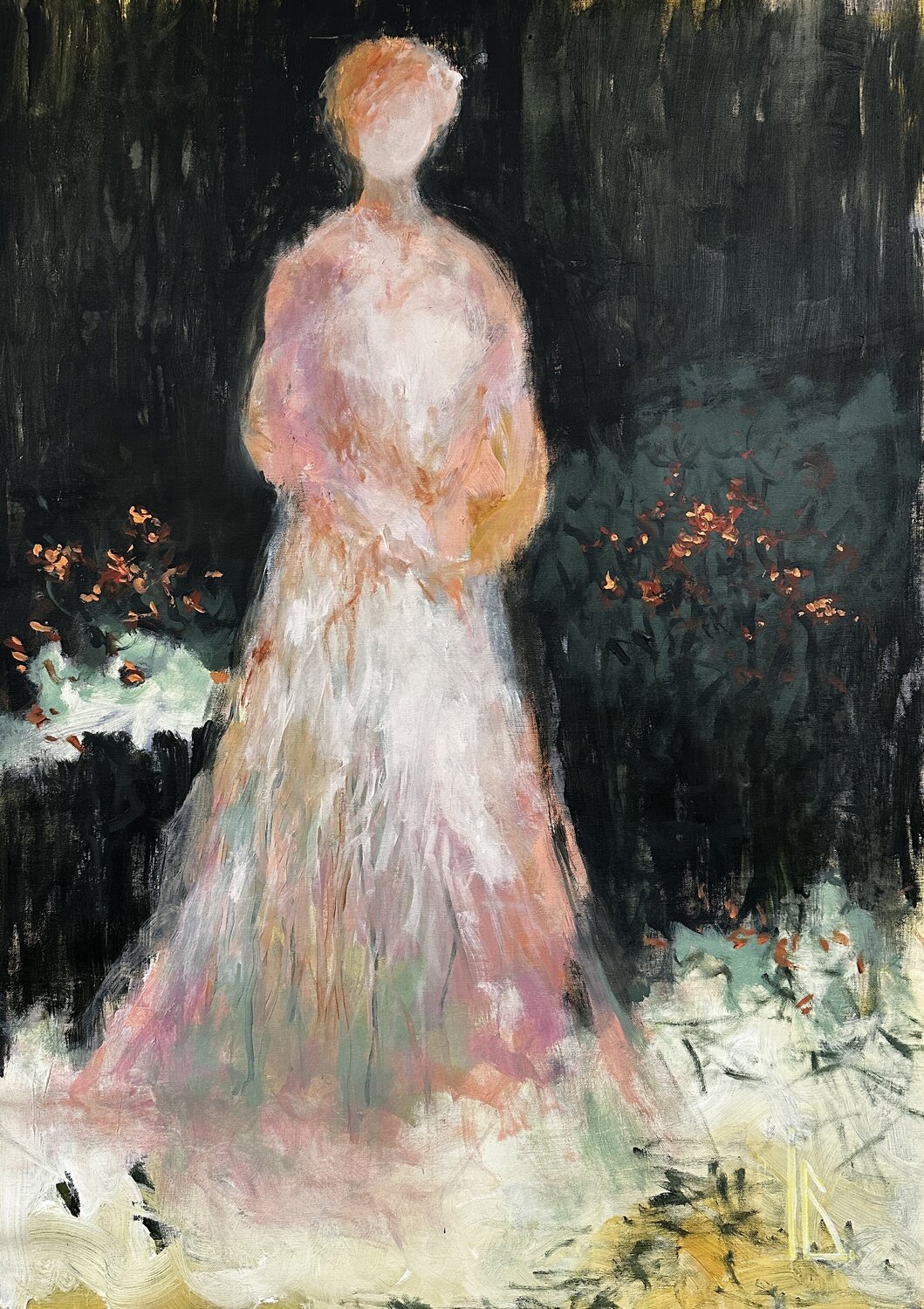 Staying at the Edge of Light Iryna Bondar Original painting for sale