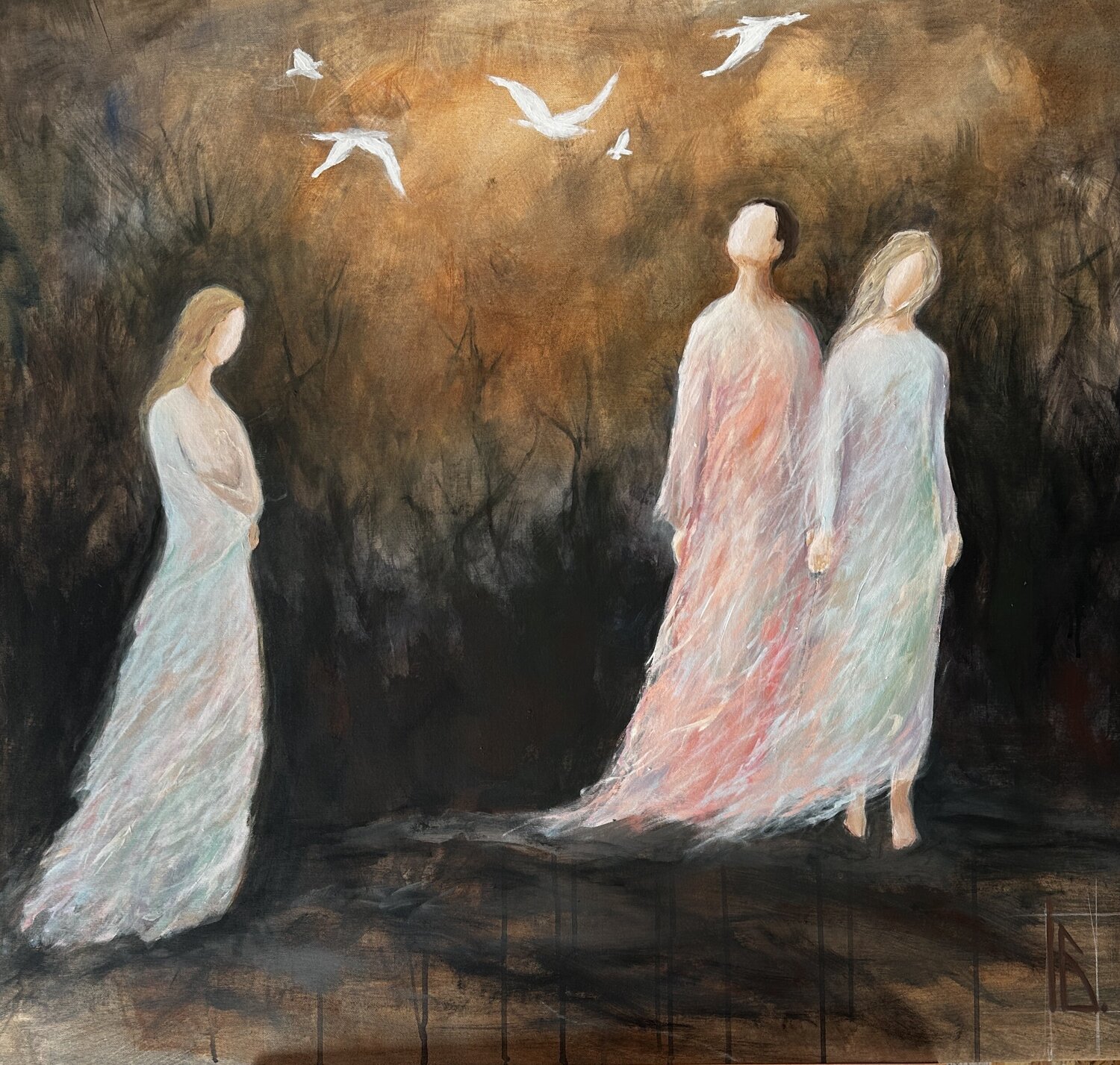 Different, but Kindred II Iryna Bondar Original painting for sale