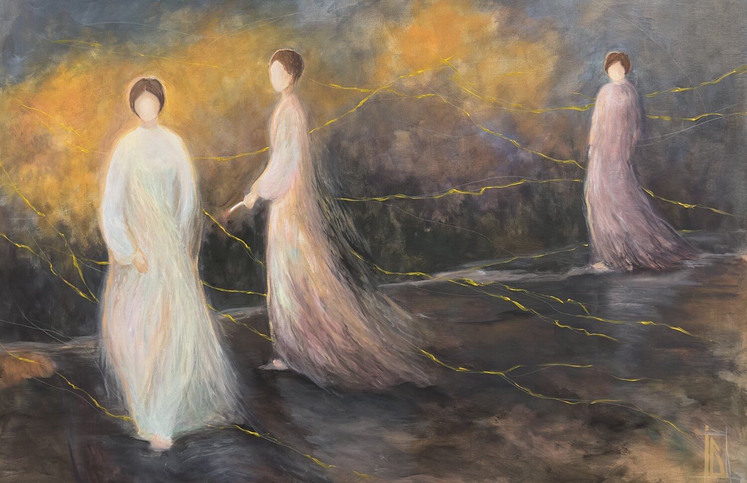 Different, but Kindred III Iryna Bondar Original painting for sale