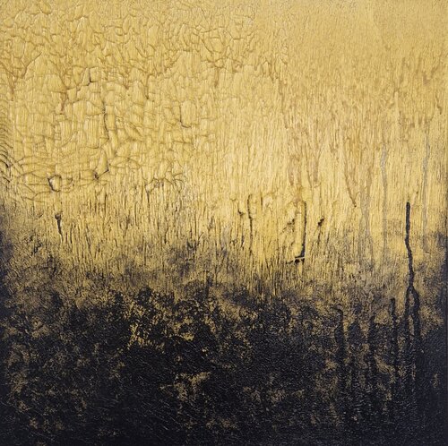 Black to Gold by Jennifer Diekmann, Painting for Sale on Select
